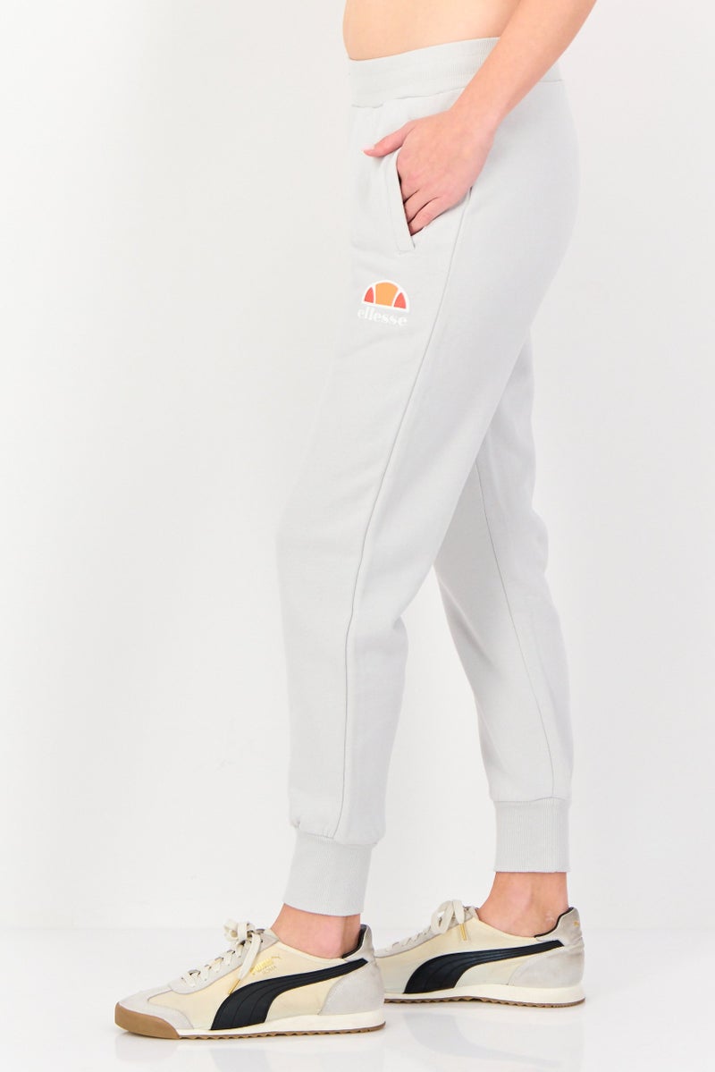 Ellesse Women Sportswear Fit Running Sweatpants, Light Grey - Image 2